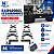 Raspadores /Limpadores Torno Nardini mascote ms 175 /205 8çs - Imagem 2