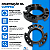 Flange Roscada placa hidraulica autoblock BB-210 M72x1,5mm - Imagem 5