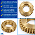 Coroa de Bronze do Avental Z-35 Nardini 013.004.107A Nodus ND250/-325 NZ-400 - Imagem 4