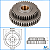 Engrenagem Recâmbio Torno Nardini Nd250 Nd325 Z-44/56 - Imagem 3