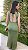 Vestido de tricot com decote nas costas verde - Imagem 3