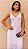 Vestido de tricot longo de alcinha branco - Imagem 1