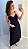 Vestido midi com bojo amarração atrás preto - Imagem 1