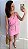 Conjunto regata saia shorts rosa - Imagem 1