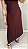 Vestido midi com bojo amarração atrás marrom - Imagem 3