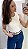 Regata poliamida cavada off white - Imagem 3