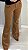 Calça Chamoui reta suede caramelo - Imagem 2