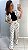 Conjunto de moletinho off white com poá preto - Imagem 1