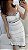 Vestido de tricot branco com detalhe marinho - Imagem 2