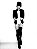 Body Gola Alta Preto e Branco - Imagem 5