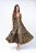 Vestido Seda Longo C/ Babado - Estampa Indiana - Imagem 1