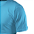 Camiseta de Poliéster Azul Unissex P ao GG (P/ Sublimação) - Imagem 3