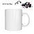 Caneca Branca Cerâmica Importada AAA 325ml Para  Sublimação - Imagem 2