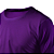 Camiseta de Poliester Roxa Unissex P ao GG  (P/ Sublimação) - Imagem 2