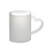 Caneca de Vidro jateada 325ml alça coraçao para Sublimação | Qualidade Premium - Imagem 1