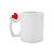 Caneca para Sublimação com Pingente de Coração 325ml - Imagem 1