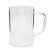 Caneca de Vidro Borossilicato Cristal - 300ml- para Sublimação - Imagem 1