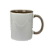 Caneca Branca Interior e Alça Marrom claro Para Sublimação 325ml - Importada - Imagem 1