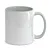 Caneca Branca Interior e Alça Cinza Para Sublimação 325ml - Imagem 1