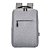 Mochila Escolar Unissex Impermeável com Entrada USB – Cinza | Ideal para Estampa DTF Têxtil - Imagem 1