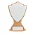 Troféu Amadeirado Brasão de MDF - Imagem 1