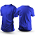 Camiseta de Algodão Azul Royal Unissex P ao GG - Imagem 1