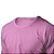 Camiseta de Poliéster Rosa Unissex P ao G3 (P/ Sublimação) - Imagem 3