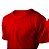 Camiseta de Vermelha de Algodão Unissex P ao GG2 - Imagem 2