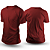 Camiseta de Vermelha de Algodão Unissex P ao GG - Imagem 1