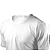 Camiseta de Poliester Branca Unissex do P ao G3 (P/ Sublimação) - Imagem 3