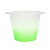 Balde de Gelo Jateado Degradê Verde Neon | 5L - Imagem 1