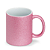 Caneca de Cerâmica Glitter Rosa Claro para Sublimação | 325ml - Imagem 1