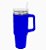 Copo Térmico com Canudo Azul marinho 1200ml | Para Gravação Laser ou DTF UV - Imagem 1