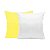 Almofada 30x30 cm com Enchimento Amarelo para Sublimação - Imagem 1