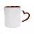 Caneca Alça Coração Marrom - 325mL - Imagem 1