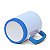 Caneca para Sublimação de Cerâmica Branca com Alça Soft e Base em Silicone – Interior Azul | Qualidade Premium - Imagem 4