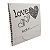 Caixinha Azulejo Branca Love 20x20 pct com 3 - Imagem 1