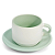 XICARA CERAMICA 90ML PETIT FOSCA VERDE MENTA C/ PIRES - Imagem 1