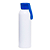 Squeeze de Alumínio para Sublimação Branco com Tampa Sport Azul - 600ml | Qualidade Premium - Imagem 1