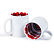 Caneca Cerâmica Motto Mug – “I Love” com Interior Temático · 325ml - Imagem 1
