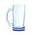 Caneca De Chopp De Vidro Cristal Base Colorida | 473ml - Imagem 1