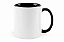 Caneca Alça Interior Preto 325mL para Sublimação - Imagem 3