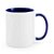 Caneca Alça e Interior Azul Escuro 325ml | Sublimação - Imagem 1
