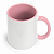 Caneca Panda Alça e Interior Rosa 325ml para Sublimação - Imagem 3