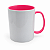 Caneca Polímero Rosa Chiclete 325ml para Sublimação - Imagem 3
