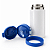 Garrafa Térmica Branca com Tampa/Base silicone Azul - Imagem 3