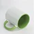 CANECA smart 325ML BRANCO ALÇA INTERNA VERDE CLARO COD 7463 live - Imagem 2