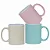 CANECA CERAM  ROSA CRAQUELE 325ML LIVE COD 3887 - Imagem 2