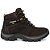 Bota Coturno Adventure Masculino Café em Couro Legítimo e Solado Costurado - Imagem 4