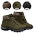 Bota Coturno Adventure Masculino Oliva em Couro Legítimo e Solado Costurado - Imagem 2